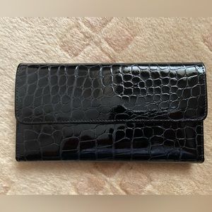NEW Crocodile leather trifold wallet